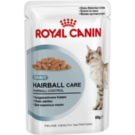 Royal Canin Hairball Care (в соусе)-тщательно сбалансированная фор-мула, помогающая естественным образом снизить риск образования волосяных комочков